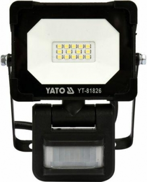 SMD LED šviestuvas su judesio davikliu "Yato", 10 W