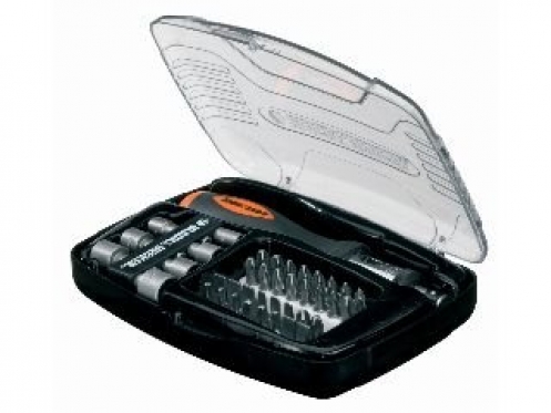 Galvučių ir atsuktuvo rinkinys "Black Decker", 40 vnt