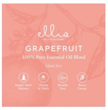 Eterinis aliejus Ellia Grapefruit Pure Essential Oil - 15ml ARM-EO15GPF-WW