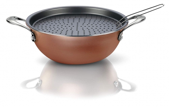 Puodas Pensofal Cuprum Vapsi Wok 24-2 Handles W/LID 6719