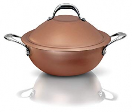 Puodas Pensofal Cuprum Vapsi Wok 24-2 Handles W/LID 6719