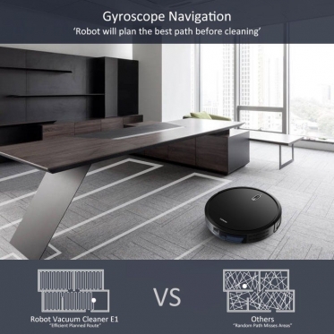 Robotas siurblys Lenovo Robot Vacuum Cleaner E1 black (QY60X77243)