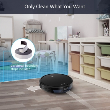 Robotas siurblys Lenovo Robot Vacuum Cleaner E1 black (QY60X77243)