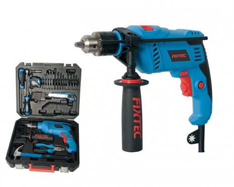"Fixtec" elektrinis smūginis gręžtuvas ir priedai "FID600K50", 600 W