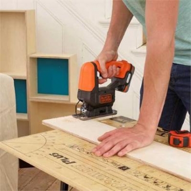 "Black Decker" belaidis elektrinis siaurapjūklis "BDCJS12N", 12 V