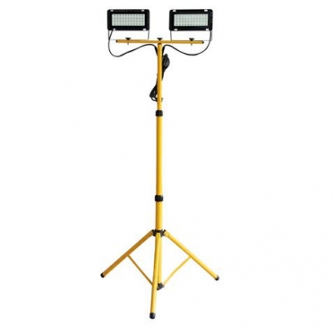 Halogeninės LED lempos ant trikojo "Volteno", 2 x 40 W (juodas, geltonas)