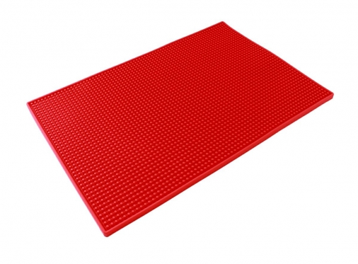 Indų džiovinimo kilimėlis, 45 x 30 x 1 cm (raudonas)