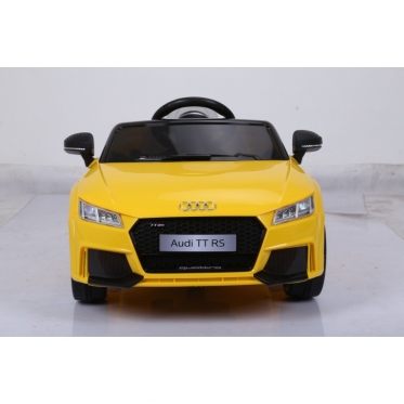 Elektrinis vaikiškas automobilis "Audi TT RS" (geltonas)