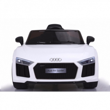 Elektrinis vaikiškas automobilis "Audi R8" (baltas)