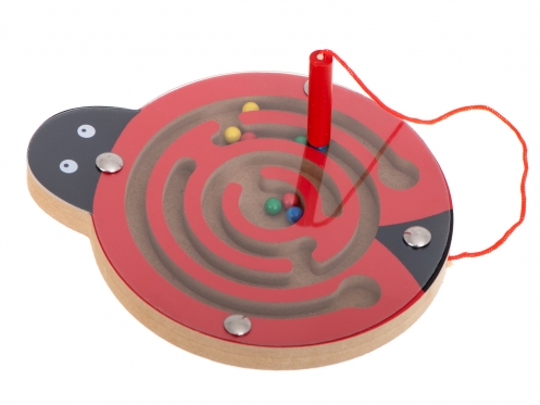 Magnetinis labirintas "Boružėlė", 15 x 11,5 x 1,2 cm