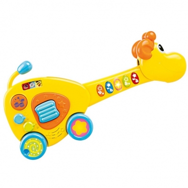 Interaktyvus žaislas - gitara "Žirafa", 34 x 21 x 8 cm
