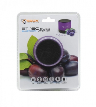 Belaidė garso kolonėlė Sbox BT-160 purple