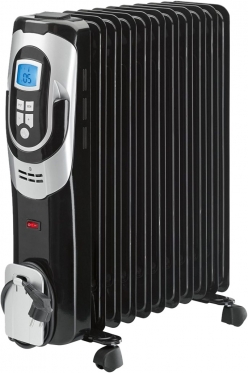 "Volteno" tepalinis šildytuvas su LCD ekranėliu "VO0728", 2000 W (juodas)
