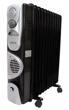 "Volteno" tepalinis šildytuvas su ventiliatoriumi "VO0275", 2900 W (juodas)