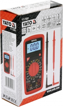"Yato" skaitmeninis universalus multimetrinis testeris "YT-73081"