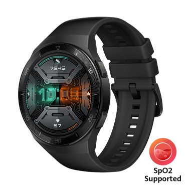 Išmanusis laikrodis Huawei Watch GT 2e graphite black with fluoroelastomer strap (HTC-B19)