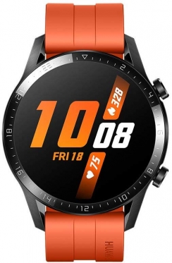 Išmanusis laikrodis Huawei Watch GT 2 sunset orange fluoroelastomer strap 46mm (LTN-B19)