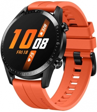 Išmanusis laikrodis Huawei Watch GT 2 sunset orange fluoroelastomer strap 46mm (LTN-B19)