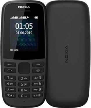 Mobilusis telefonas Nokia 105 (2019) black ENG
