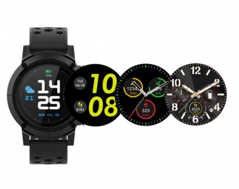 Išmanusis laikrodis Denver SW-510 black+black strap