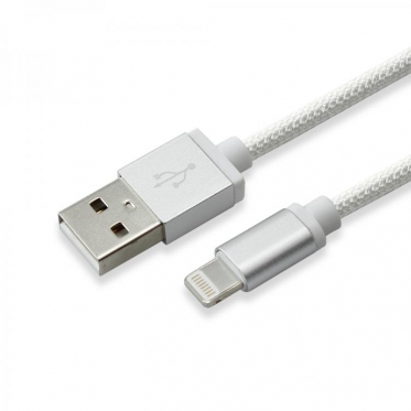Įkrovimo laidas Sbox USB 2.0 8 Pin IPH7-S silver