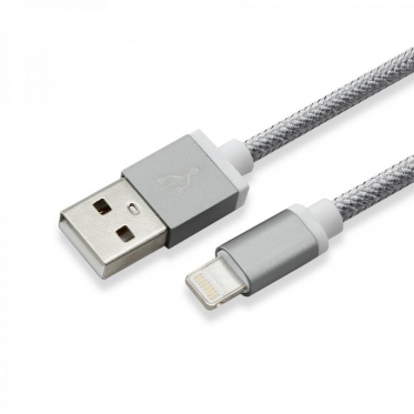 Įkrovimo laidas Sbox USB 2.0 8 Pin IPH7-GR grey