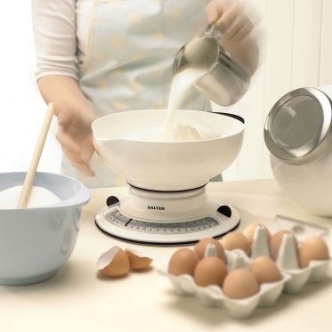 Virtuvinės svarstyklės Salter 800 WHBKDR Aquaweigh Mechanical white