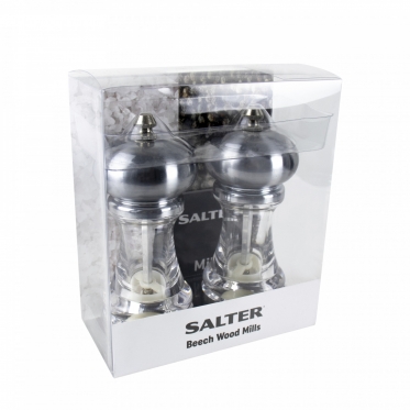 Malūnėliai Salter 7609 SSXR Stainless Steel Mill Twin