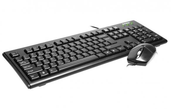 Klaviatūra ir pelė A4Tech KRS-8372 black 43775