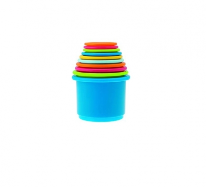"Chicco" žaislas "Puodelių piramidė", 63,5 cm