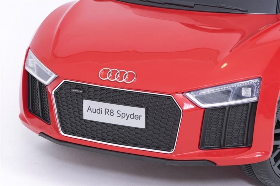 Elektrinis vaikiškas automobilis "Audi R8 Spyder", 118 x 66 x 46 cm (raudonas)