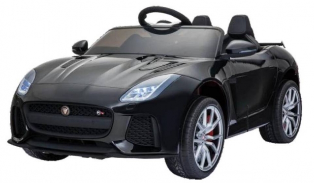 Elektrinis vaikiškas automobilis "Jaguar", 108 x 56 cm (juodas)