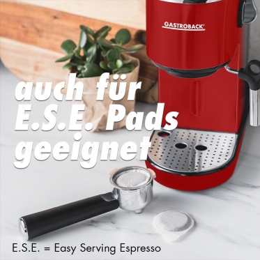 Kavos aparatas Gastroback 42719 Design Espresso Piccolo red