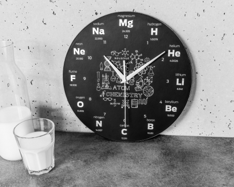 Sieninis laikrodis "Chemija", Ø 30 cm