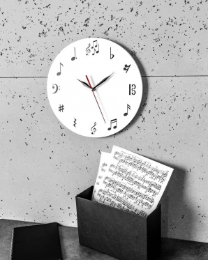 Sieninis laikrodis "Muzika", Ø 30 cm