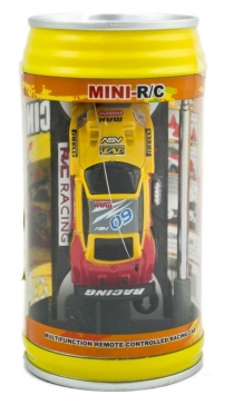 Nuotolinio valdymo mašinėlė "Mini-R/C", 8 x 3 cm (geltona)
