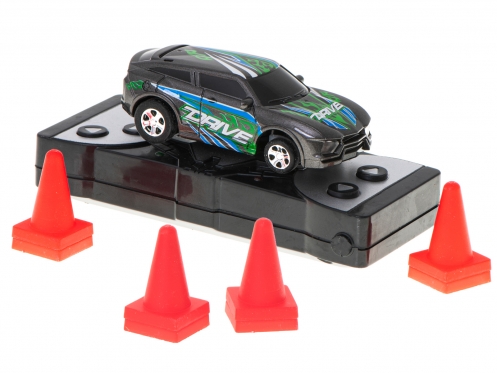 Nuotolinio valdymo mašinėlė "Mini-R/C", 8 x 3 cm (juoda)
