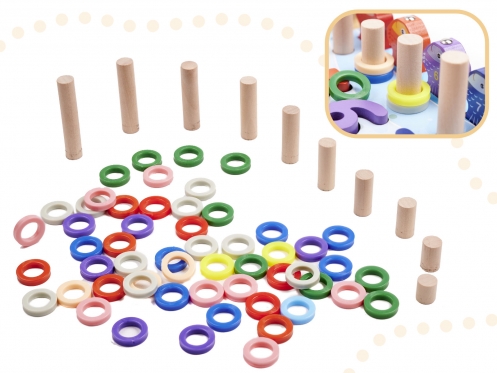 Edukacinis žaidimas "Skaičių, raidžių ir figūrų žvejyba", 22,5 x 45 cm