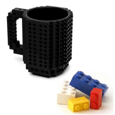 Lego formos puodelis, 350 ml (juodas)