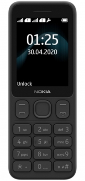 Mobilusis telefonas Nokia 125 Dual black