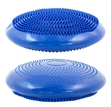 Pripučiama sensorinė reabilitacijos pagalvė, Ø 34 cm (mėlyna)