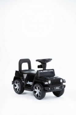 Mašinėlė - paspirtukas su rankenėle "Jeep DK-P03P", 78 x 30 x 85 cm (juoda)