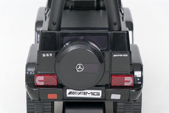Mašinėlė - paspirtukas "Mercedes G63", 68 x 29 x 43 cm (juoda)