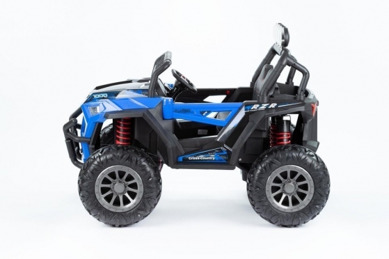 Elektrinis vaikiškas automobilis "Monster 4WD NEL918", 129 x 87 x 96 cm (mėlynas)