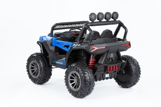 Elektrinis vaikiškas automobilis "Monster 4WD NEL918", 129 x 87 x 96 cm (mėlynas)