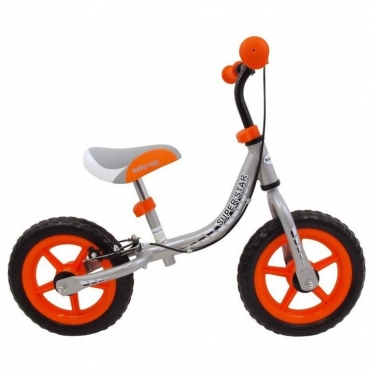 Balansinis dviratis "Baby Mix Super Star 12", Ø 30 cm (oranžinis)
