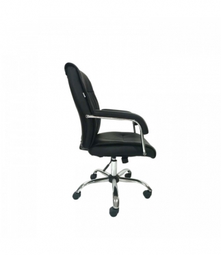"Vangaloo" ergonomiška odinė biuro kėdė "6008" (juoda)