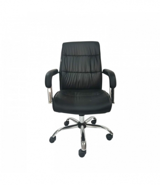 "Vangaloo" ergonomiška odinė biuro kėdė "6008" (juoda)