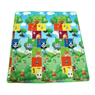 Dvipusis edukacinis kilimėlis "Abėcėlė ir skaičiai", 200 x 180 x 1 cm