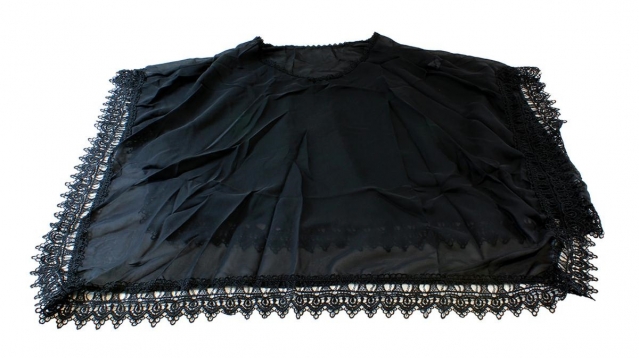 Paplūdimio tunika, 109 x 65 cm (juoda)
